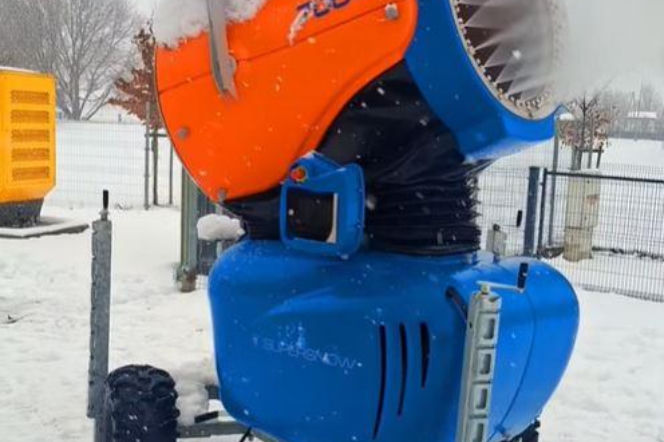 Armatka śnieżna w Kościanie