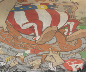 Płoną trybuny przez Łazienkowskiej 3