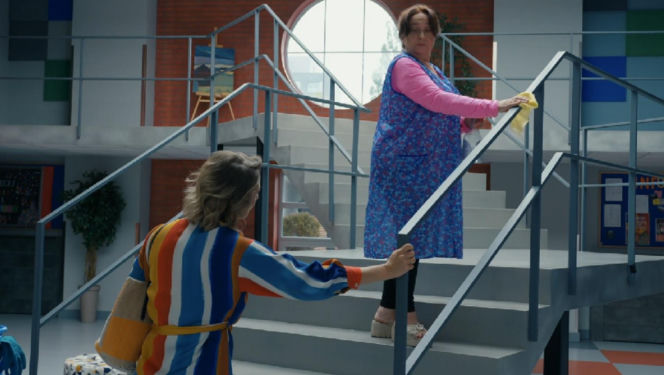 Barwy szczęścia, odcinek 3297. Beata (Anita Jancia-Prokopowicz), Bogusia (Halina Bednarz)