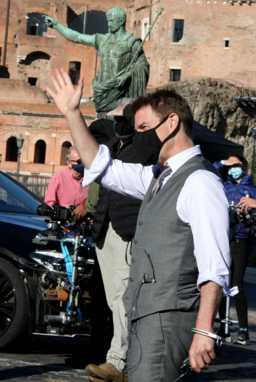 Tom Cruise na planie Mission Impossible 7