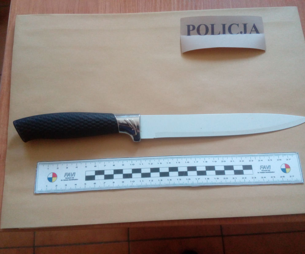 Czarnków: Wyjął spod bluzy nóż i zaatakował policjantów! Użyto paralizatora!