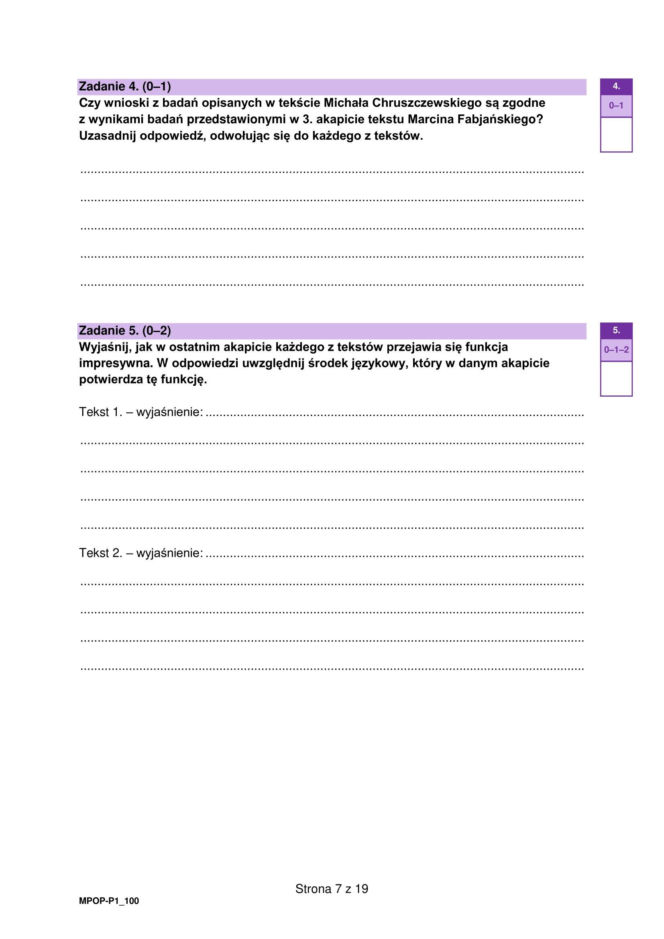 Próbna matura 2026: polski. Arkusze CKE, pytania i odpowiedzi z języka polskiego [4.03.2026]