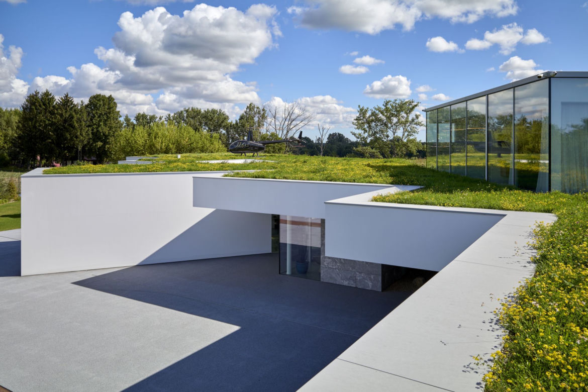 Dune House willa pod Warszawą. Autorem projektu jest Przemek Olczyk z Mobius Architekci