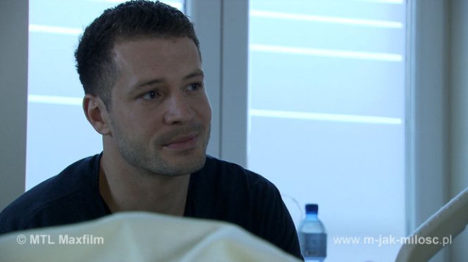 M jak miłość odc. 1044. Tomek Chodakowski (Andrzej Młynarczyk)