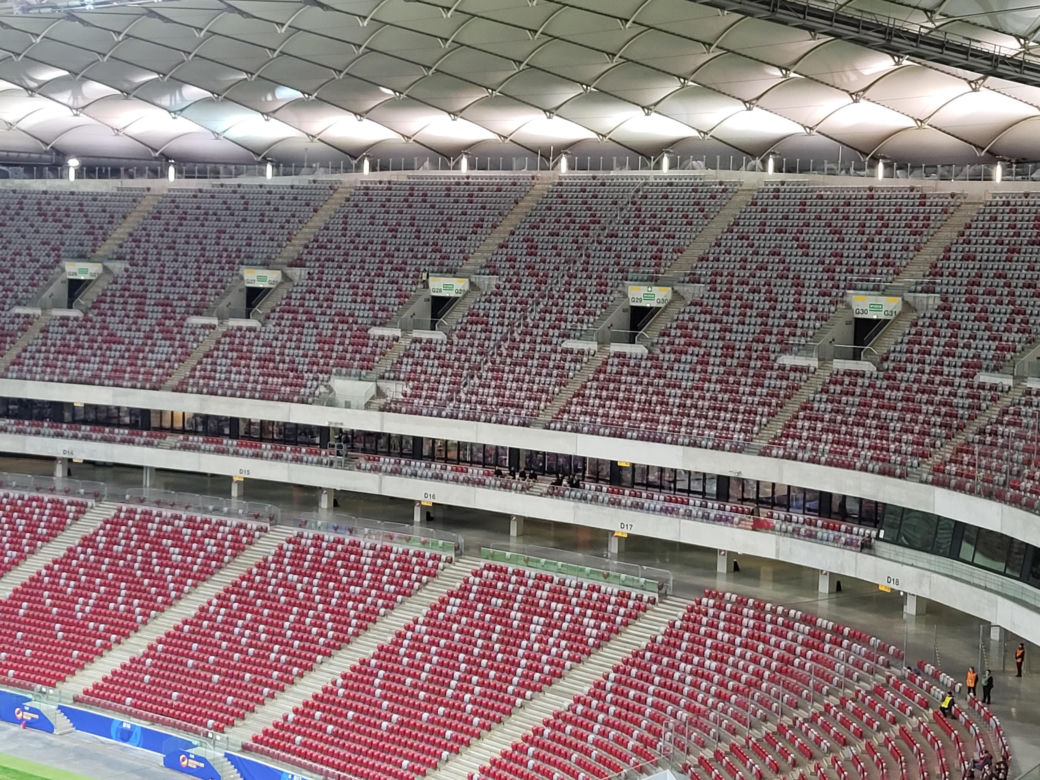 Okropne pustki na PGE Narodowym - Jagiellonia - Wisła