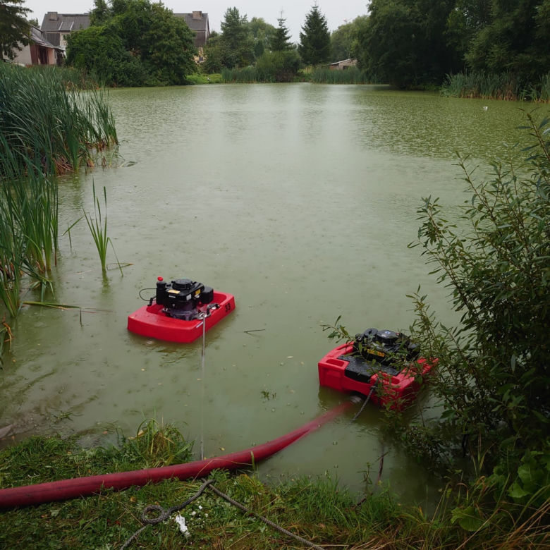 Pożar w Łęgowie pod Iławą