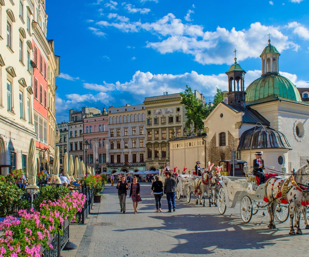 Kraków, turyści