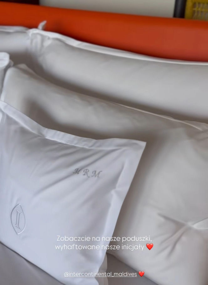 Małgorzata Rozenek i Radosław Majdan na Malediwach