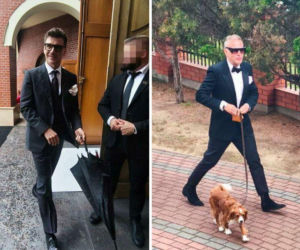 To oni pojawili się na ślubie Rafała Brzozowskiego. Elegancki Tomasz Kammel to początek 