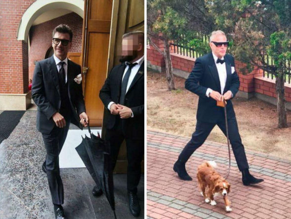 To oni pojawili się na ślubie Rafała Brzozowskiego. Elegancki Tomasz Kammel to początek 