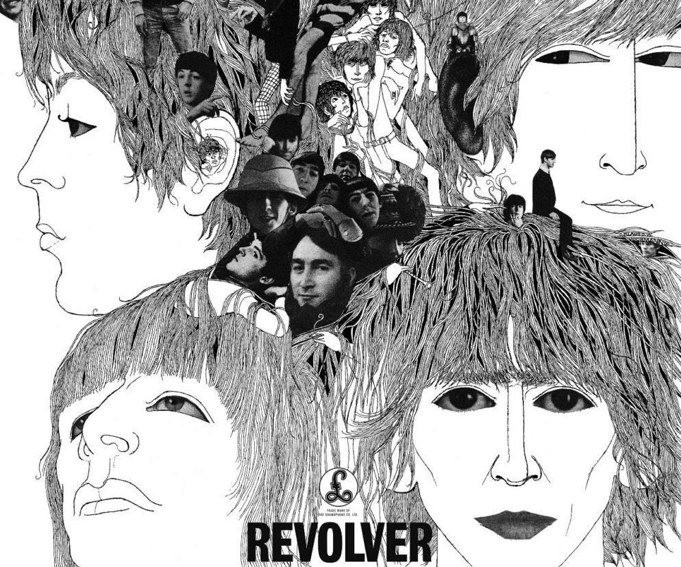 Rysunkowa okładka albumu Revolver zespołu The Beatles. Ciekawostki o tej legendarnej płycie znajdziesz na EskaRock.