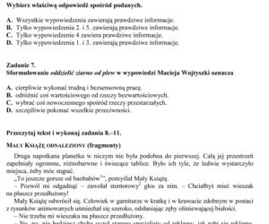 Próbny egzamin gimnazjalny - Język polski
