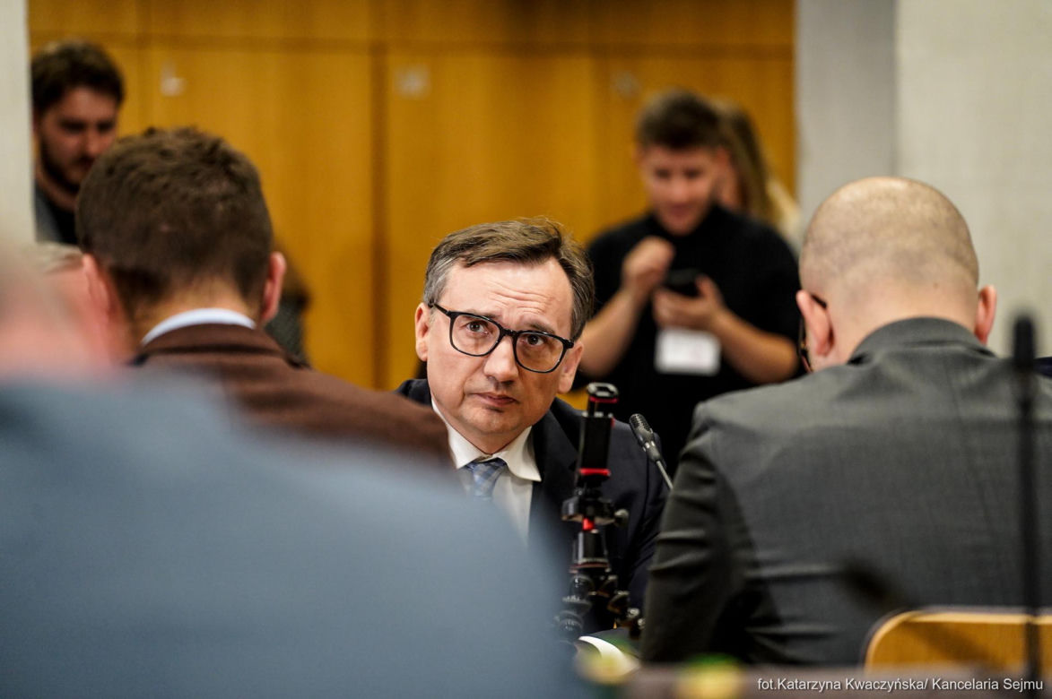 Zbigniew Ziobro przed komisją regulaminową