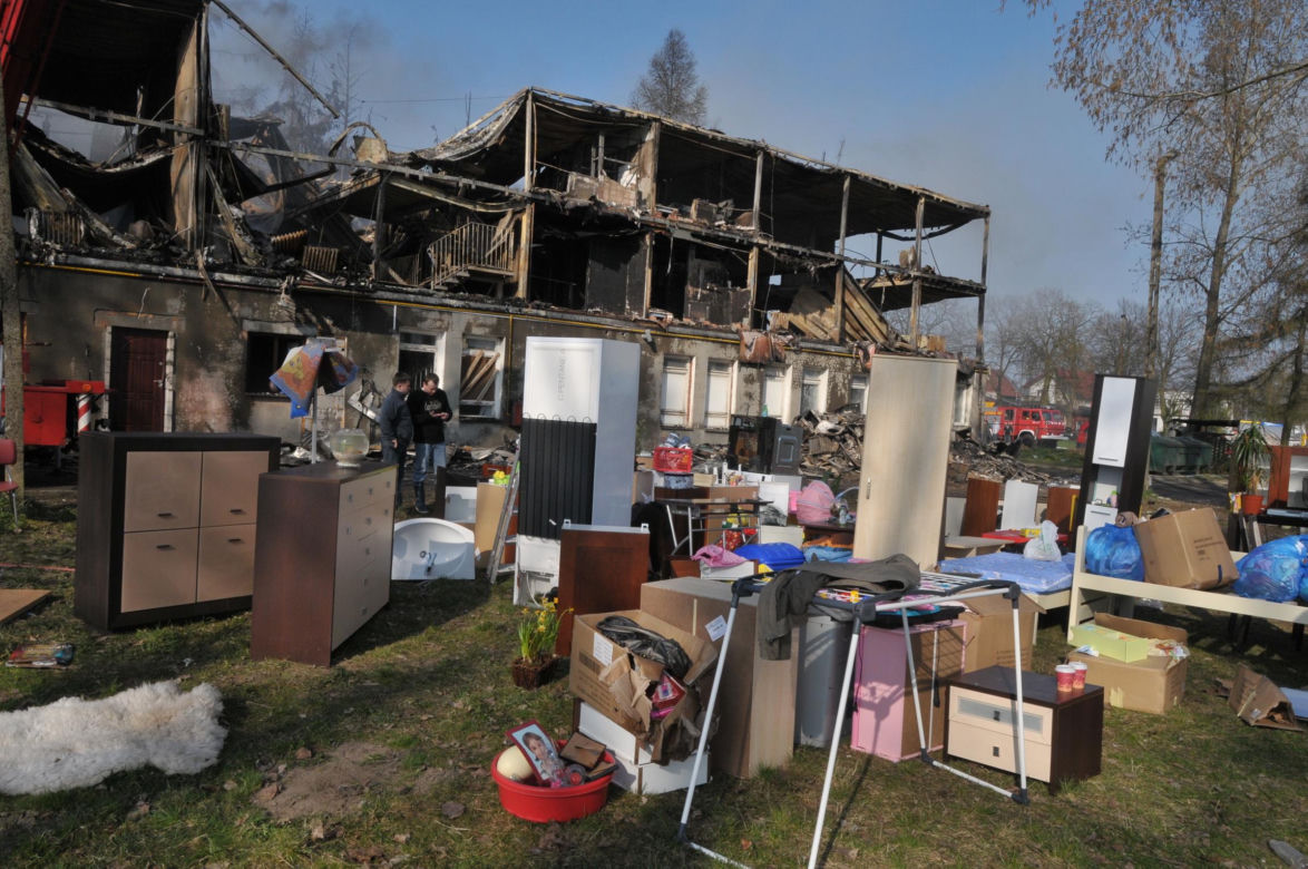 Tragiczny pożar w Kamieniu Pomorskim pochłonął 23 ofiary