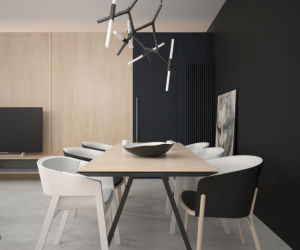 Projekt wnętrz domu w stylu minimalistycznym