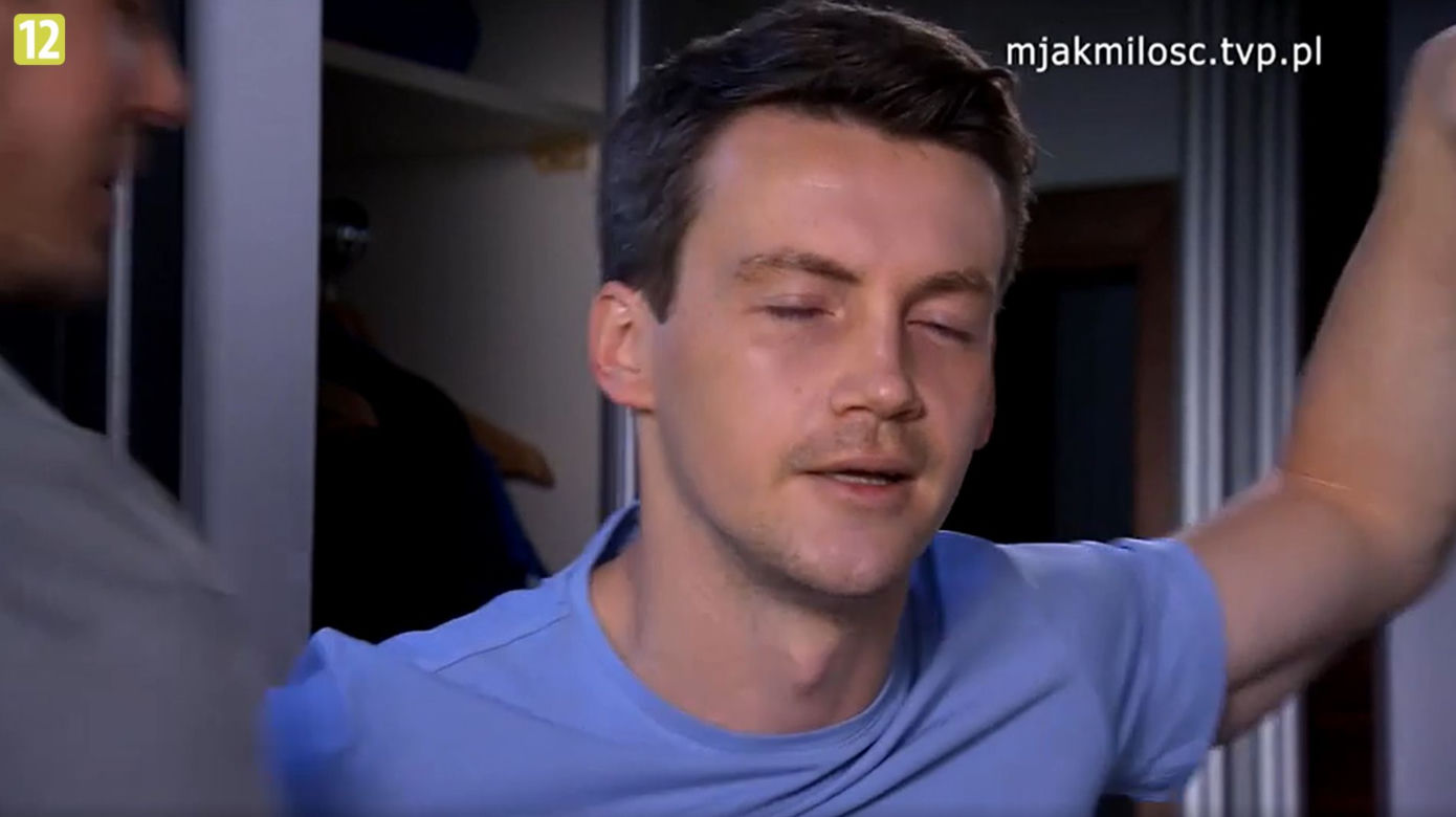 M jak miłość. Jakub Karski (Krzysztof Kwiatkowski), Marcin (Mikołaj Roznerski)	
