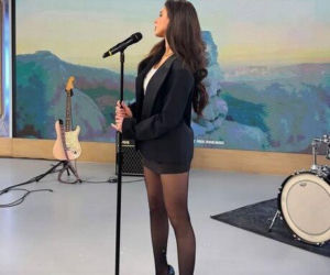 Roksana Węgiel rozpaliła poranek w TVN! Krótki top i futerko zrobiły efekt WOW