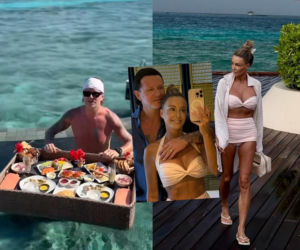 Wakacje Rozenek w raju warte majątek! Dostała inicjały na poduszce i... deszcz