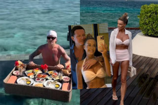 Wakacje Rozenek w raju warte majątek! Dostała inicjały na poduszce i... deszcz