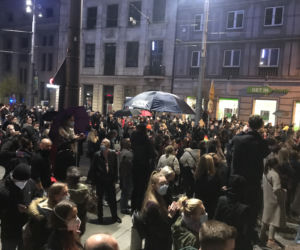 Protest kobiet w Katowicach. Tłumy strajkują przeciwko zakazowi aborcji