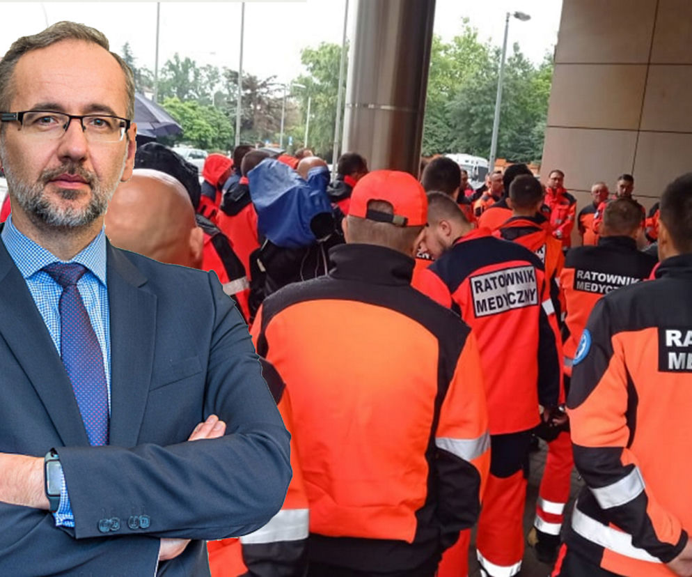 Adam Niedzielski, Protest Ratowników