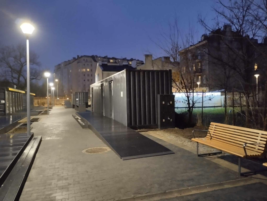 Centrum Lokalne Kamionek w Warszawie w miejscu dawnego bazaru Rogatka