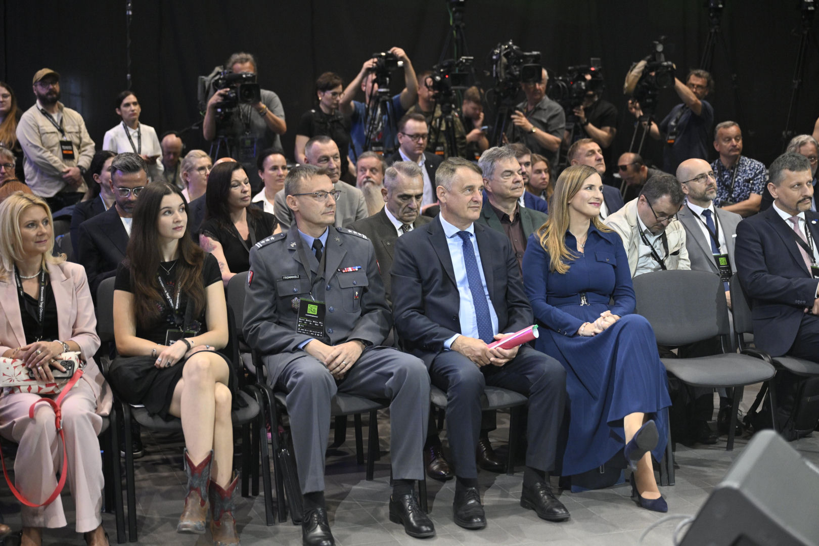 Magdalena Sobkowiak-Czarnecka podczas Warszawskich Targów Obronnych w Expo XXI