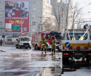 Poważna awaria wodociągowa. Zalane centrum Wrocławia