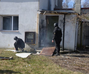 Tak wyglądały ćwiczenia antyterrorystów i ABW na terenach pod budowę drogi S14!