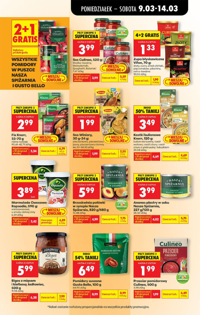 Biedronka - gazetka promocyjna 9.03.2026