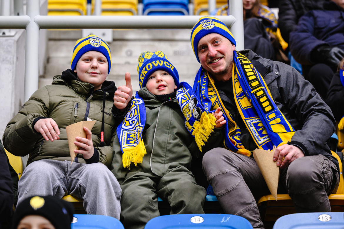 Arka Gdynia - GKS Katowice: Zdjęcia kibiców z meczu 22. kolejki PKO BP Ekstraklasy