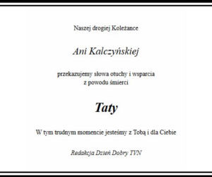 Krzysztof Kalczyński - nekrologi