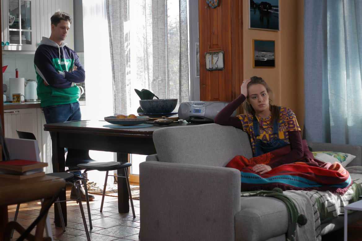 Pierwsza miłość. Jagoda (Wiktoria Gąsiewska), Paweł (Michał Malinowski)