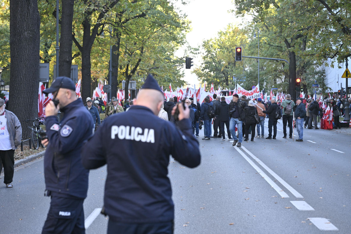 Protest pod TK.