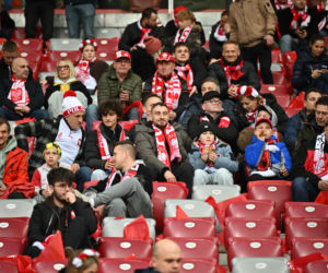 Tak się bawią kibice na meczu Polska - Albania. Gorąca atmosfera na PGE Narodowym