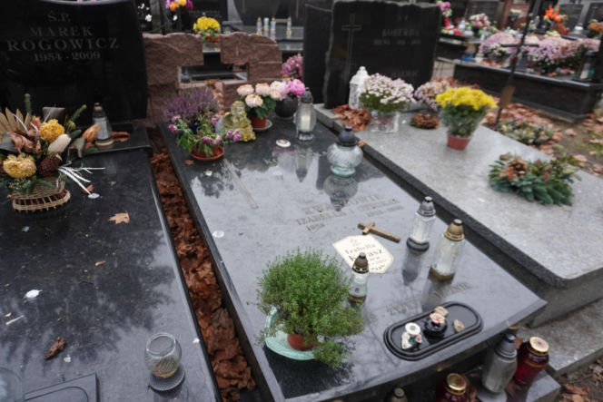 Grób Gabrieli Kownackiej na cmentarzu ewangelicko-augsburskim w Warszawie 2025