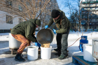 Kijów po rosyjskim ostrzale 3.02.2026