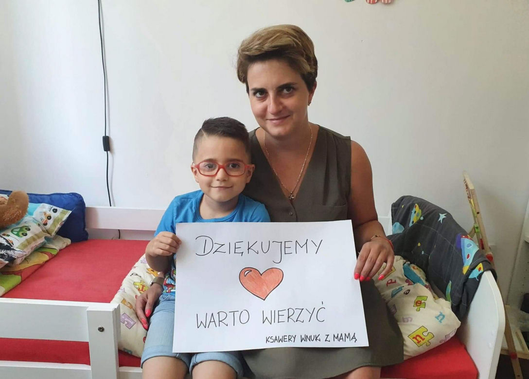 Ksawery walczy o zdrowie