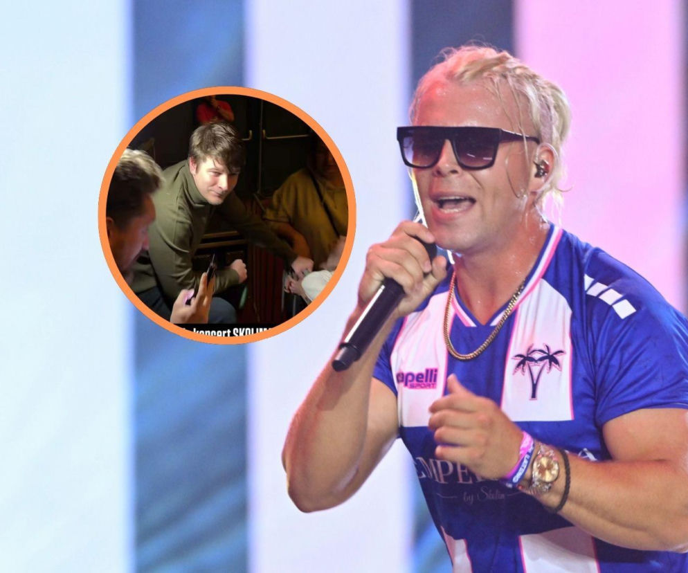 Daniel Nawrocki na koncercie Skolima Nagranie podbija sieć!