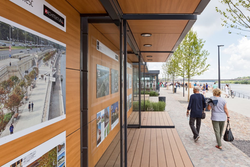 Nadwiślańskie bulwary - wystawa "Architektury-murator"