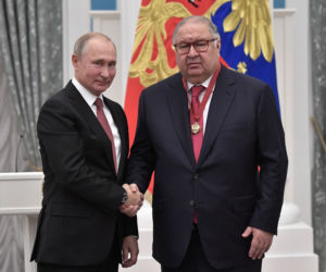 Vladimir Putin i Alisher Usmanov