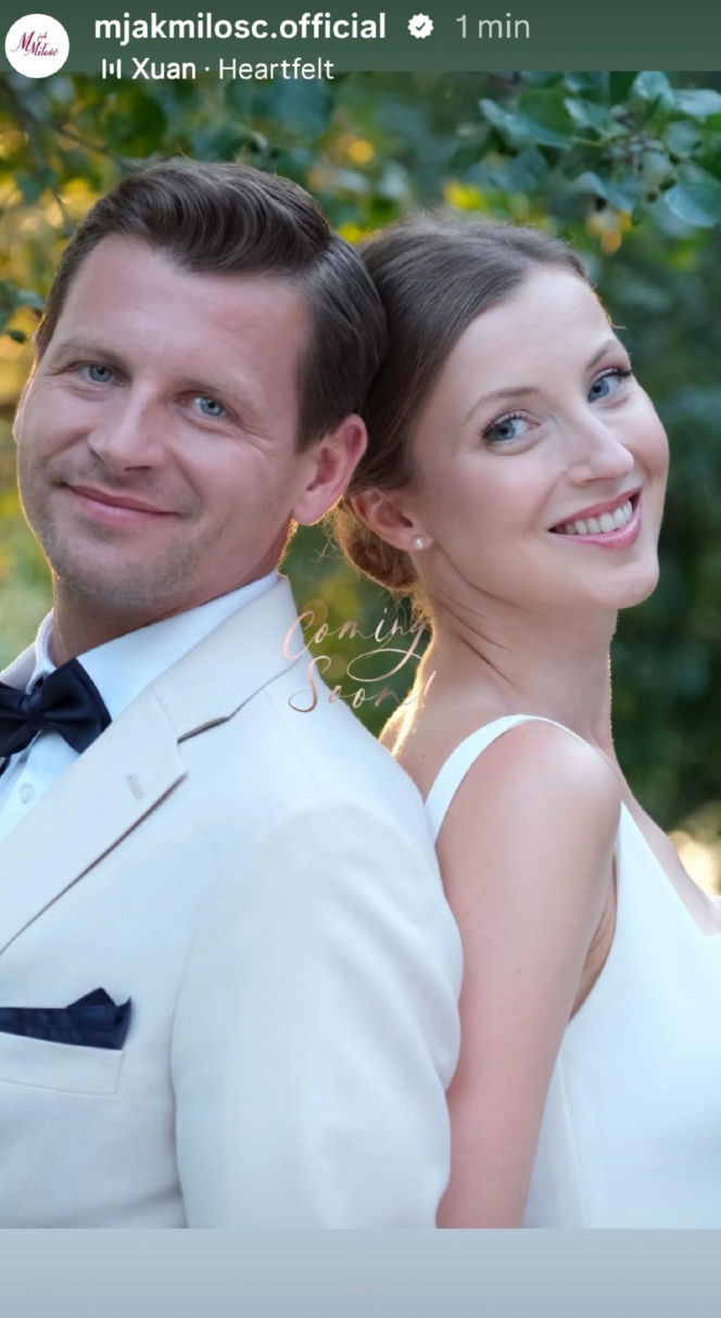 M jak miłość nowy sezon. Natalka (Dominika Suchecka) i Adam Karski (Patryk Szwichtenberg) biorą ślub