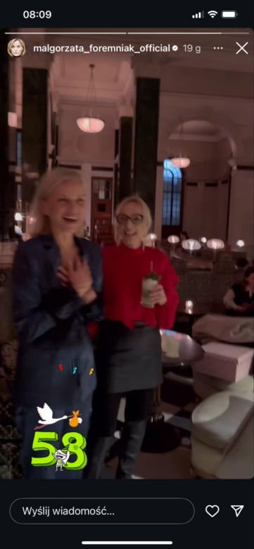 Tak Małgorzata Foremniak świętowała urodziny. Sala balowa to dopiero początek!