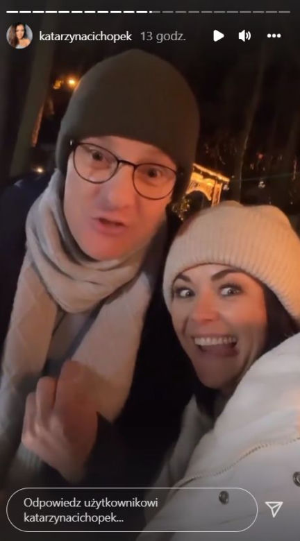 M jak miłość na planie. Kinga (Katarzyna Cichopek), Piotrek (Marcin Mroczek)