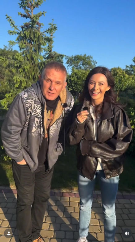 M jak miłość nowy sezon na planie. Joanna (Dominika Sakowicz), Artur Rogowski (Robert Moskwa)