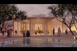 Architektura tego muzeum ma być jak chrzest. Níall McLaughlin projektuje ją tak, by odwiedzający mogli się w nim zanurzać i doświadczać duchowego oczyszczenia