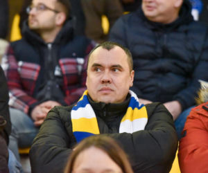 PRES Grupa Dewloperska Toruń - Abramczyk Polonia Bydgoszcz, zdjęcia kibiców i zawodników z pożegnania Adriana Miedzińskiego