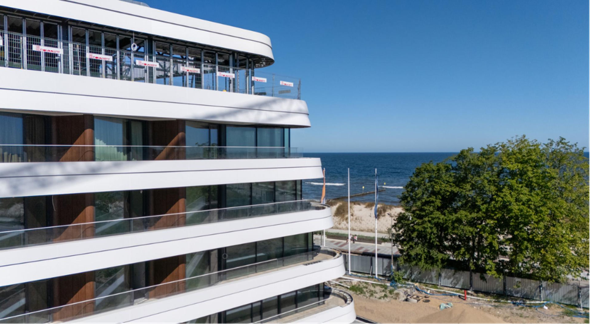 Hotel Mearl w Kołobrzegu - budowa