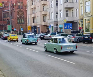 Parada zabytkowych pojazdów w Szczecinie