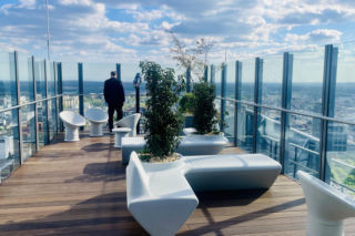 Taras widokowy na 36. piętrze wieżowca Atal Olimpijska w Katowicach